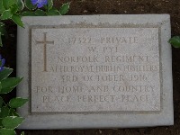 Struma Military Cemetery - Pye, William